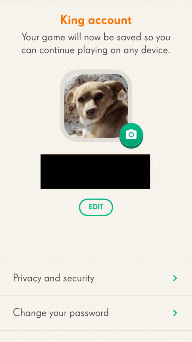Gif mostra come selezionare Privacy e Sicurezza nella schermata dell